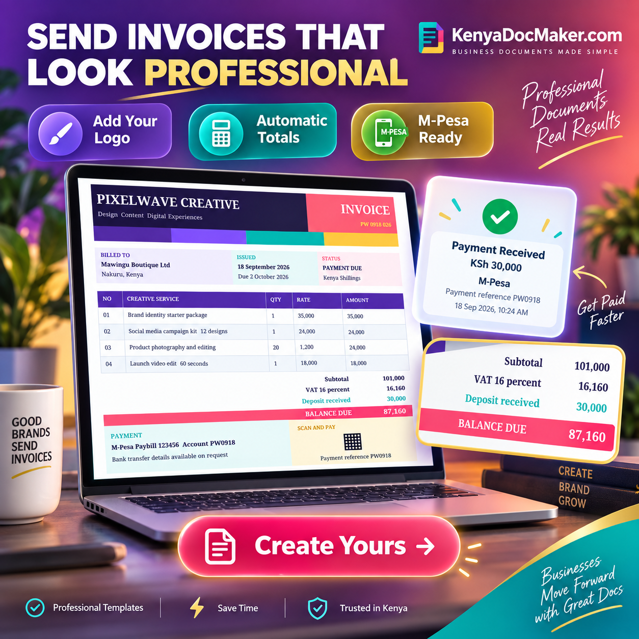 Professional Invoice