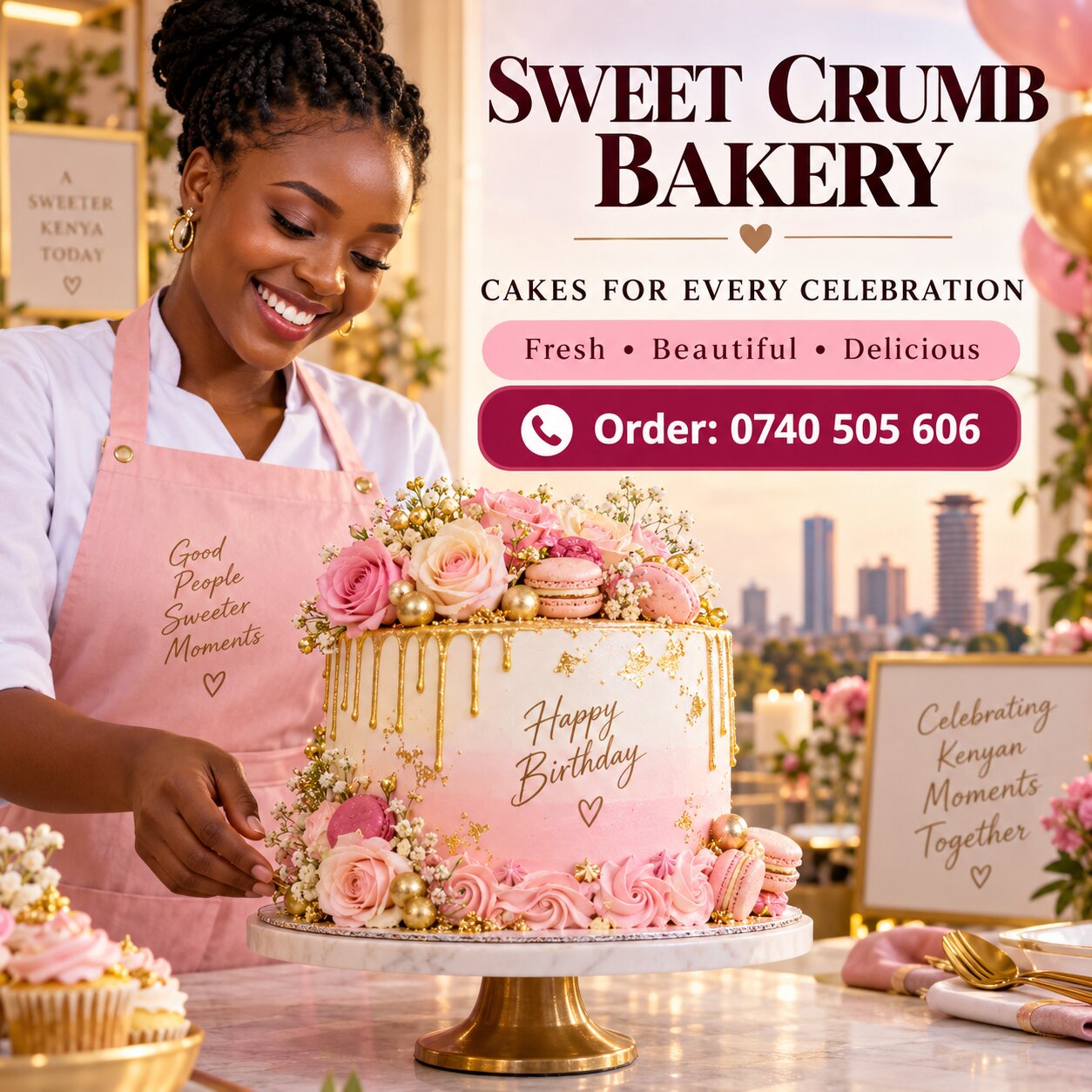 Bakery & Cakes poster sample