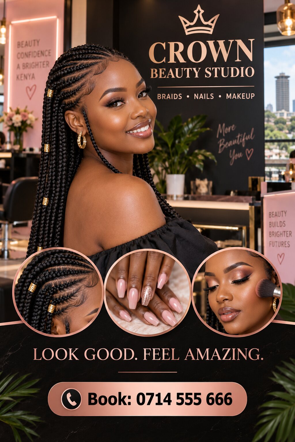 Beauty Salon Promotion poster sample