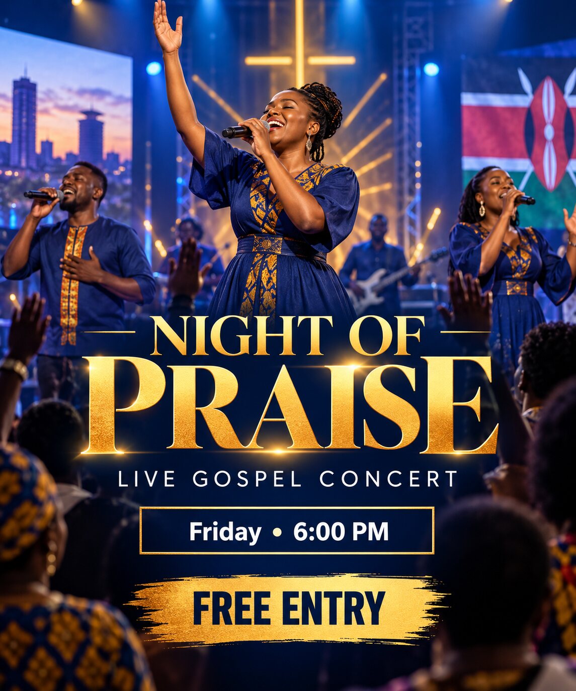 Church Gospel Concert poster sample