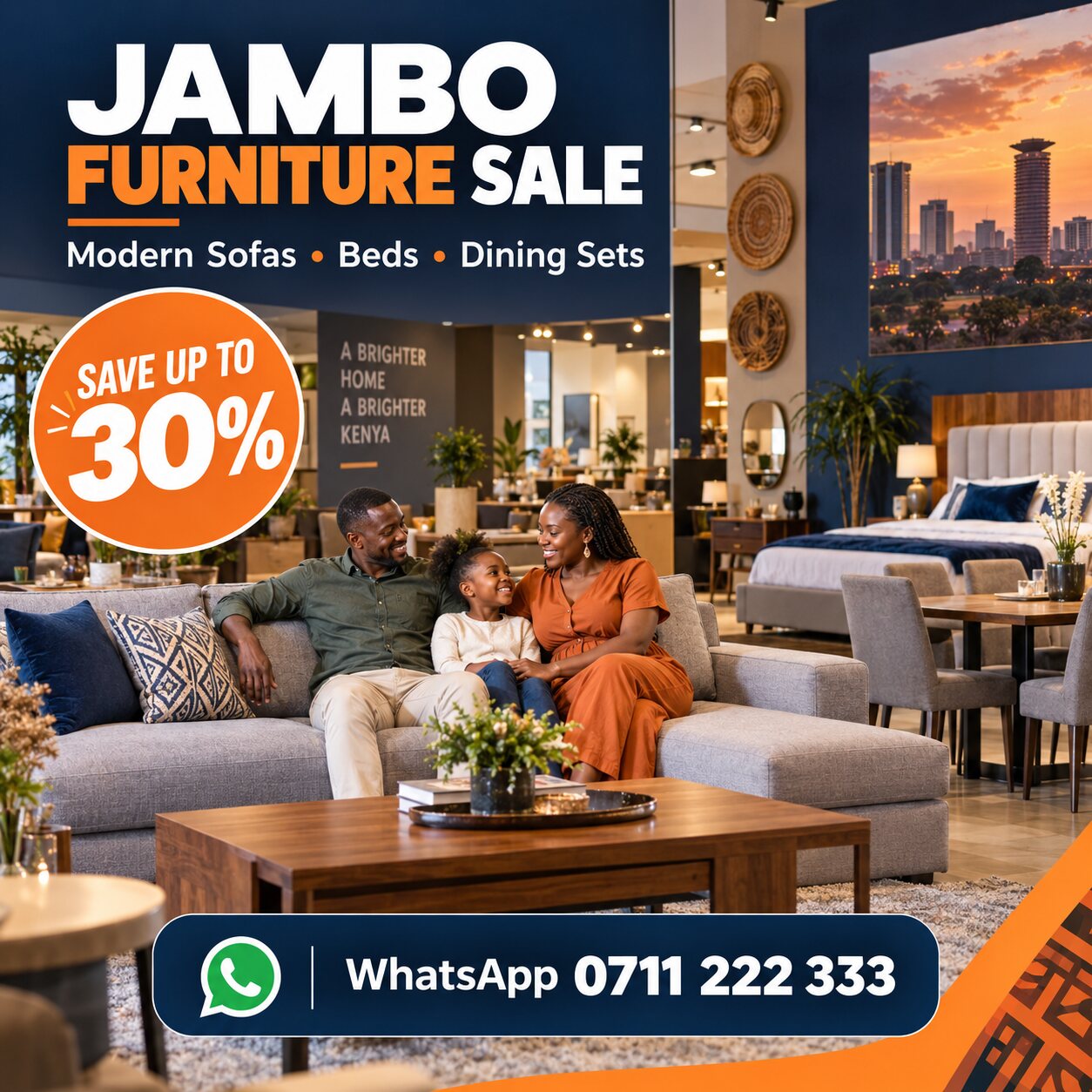 Facebook Furniture Sale poster sample