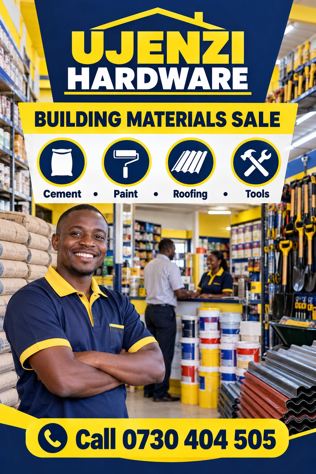 Hardware Sale poster sample