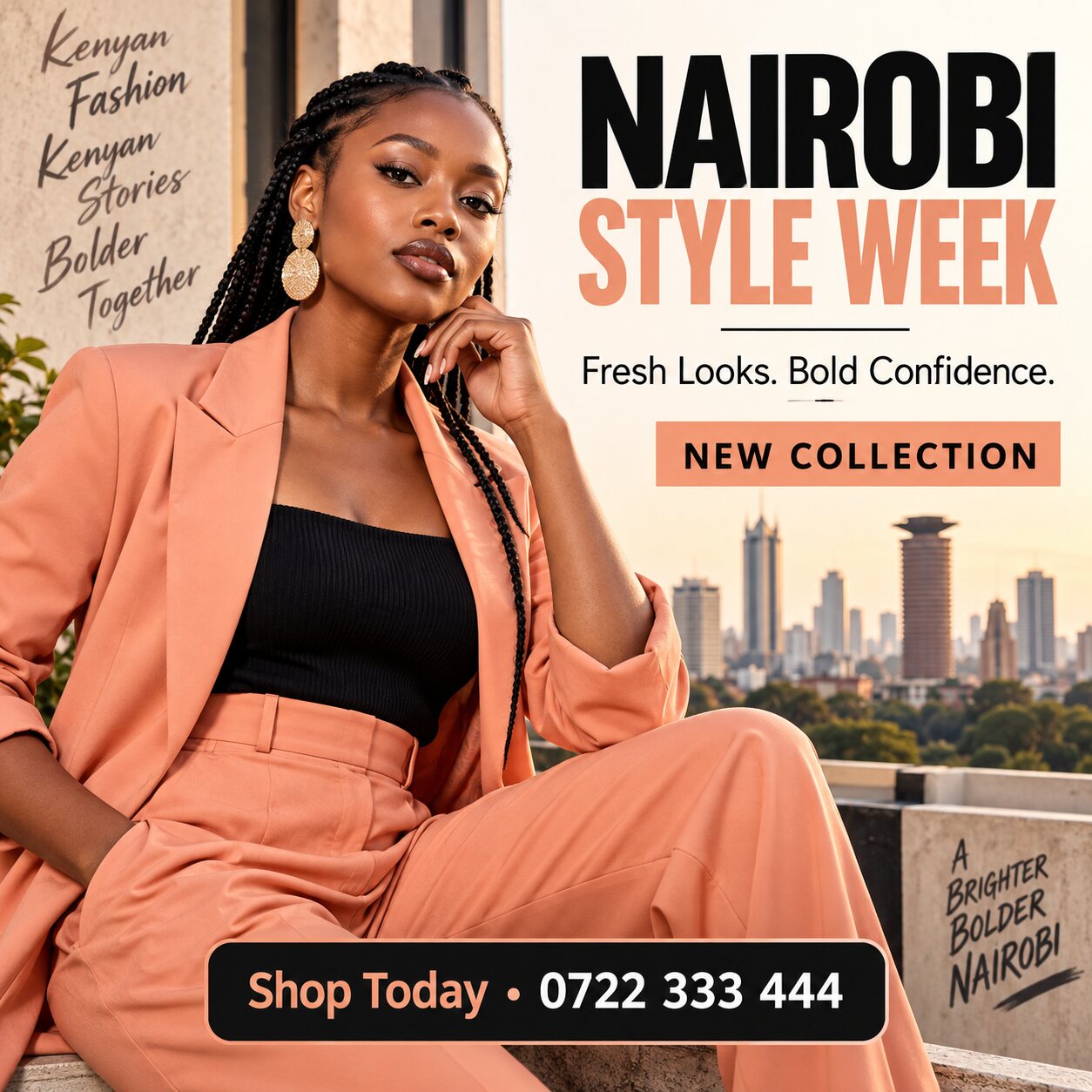 Instagram Fashion Promotion poster sample
