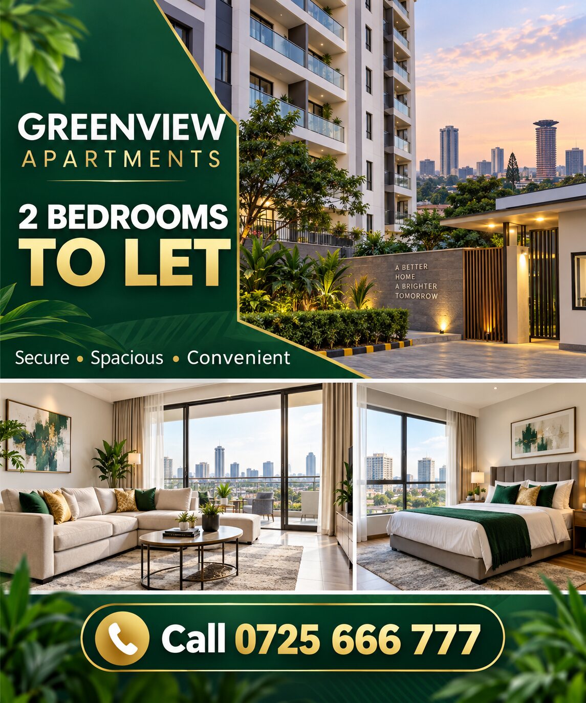 Real Estate Apartments poster sample